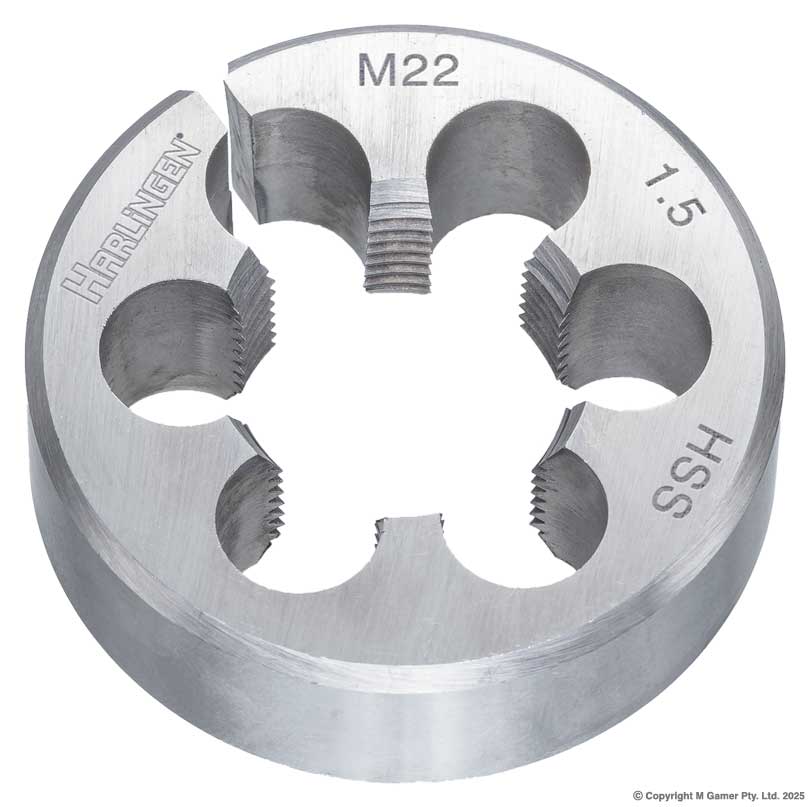 M22 x 1.5mm HSS Round Die